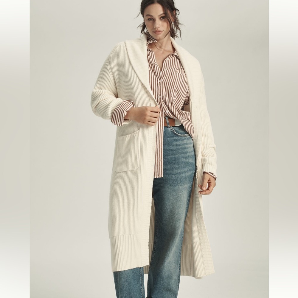 NWT Anthropologie Maeve Longline Coatigan Sweater